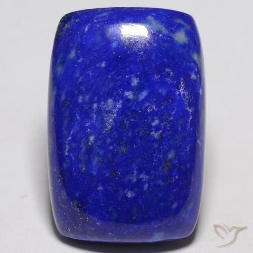 21.24ct 자연스러운 강청색 청금석, 방석, 불투명체
