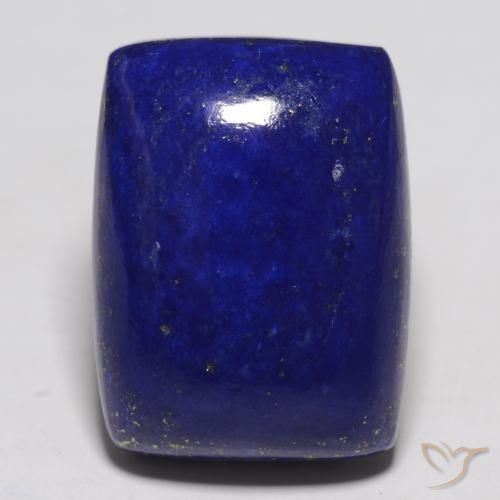 22.85ct 자연스러운 매우 깊은 파란색 청금석, 방석, 불투명체