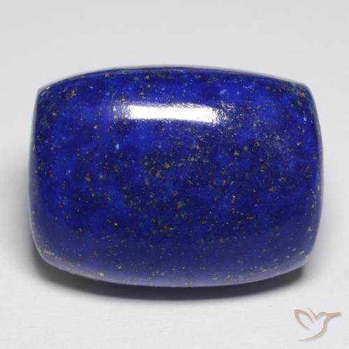 23.82ct 자연스러운 강렬한 네이비 블루 청금석, 방석, 불투명체