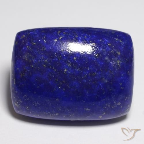 21.85캐럿 천연 강렬한 네이비 블루 라피스 라줄리, 쿠션 컷, 20×15.2 mm, 불투명체