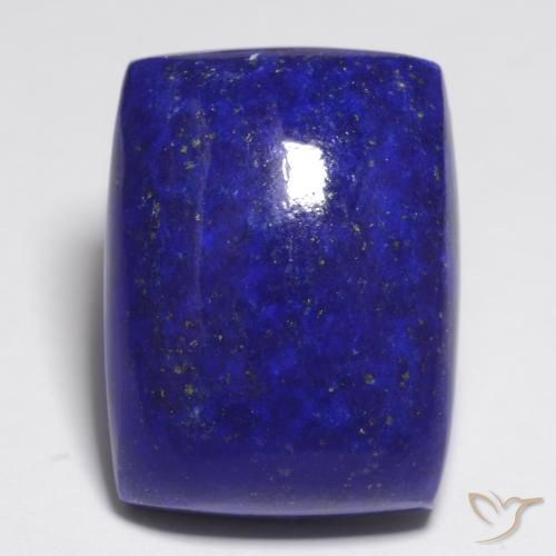 22.44ct 자연스러운 강렬한 네이비 블루 청금석, 방석, 불투명체