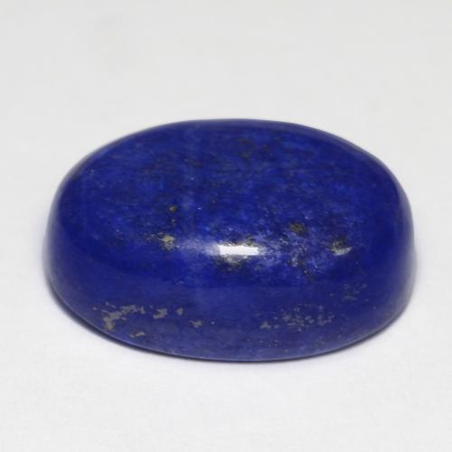 13.51캐럿 천연 강렬한 네이비 블루 라피스 라줄리, 타원형 컷, 16.6×12.3 mm, 불투명체