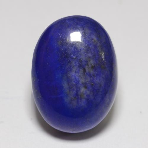 11.04캐럿 천연 네이비 블루 라피스 라줄리, 타원형 컷, 15.1×11.2 mm, 불투명체