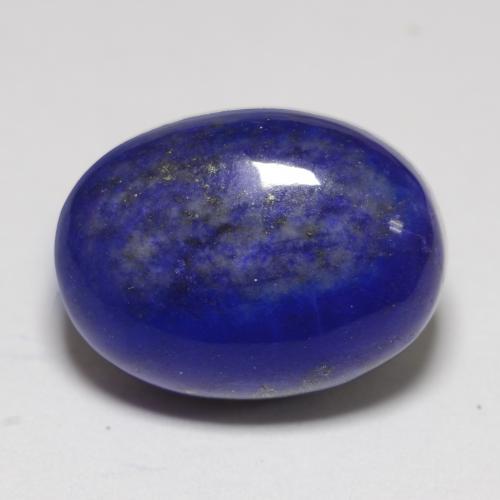 11.04캐럿 천연 네이비 블루 라피스 라줄리, 타원형 컷, 15.1×11.2 mm, 불투명체