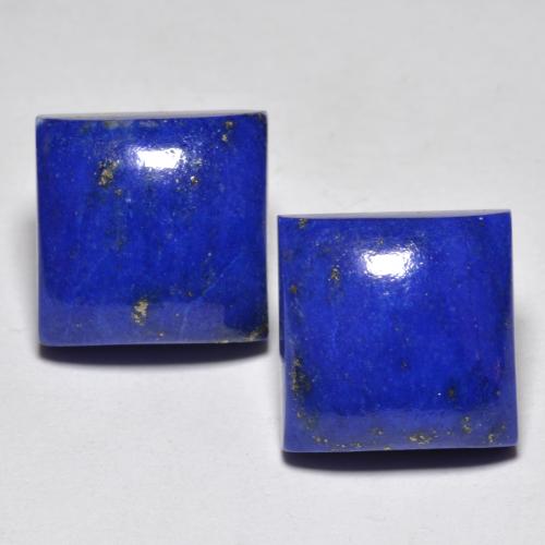 15.18캐럿 천연 강렬한 네이비 블루 라피스 라줄리 보석, 스퀘어, 11.1×11 mm, 불투명체