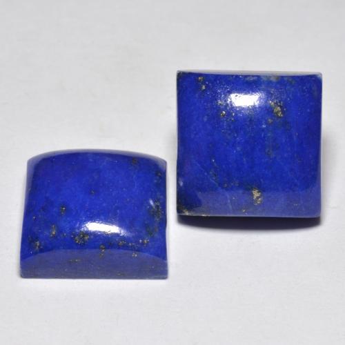 15.18캐럿 천연 강렬한 네이비 블루 라피스 라줄리 보석, 스퀘어, 11.1×11 mm, 불투명체
