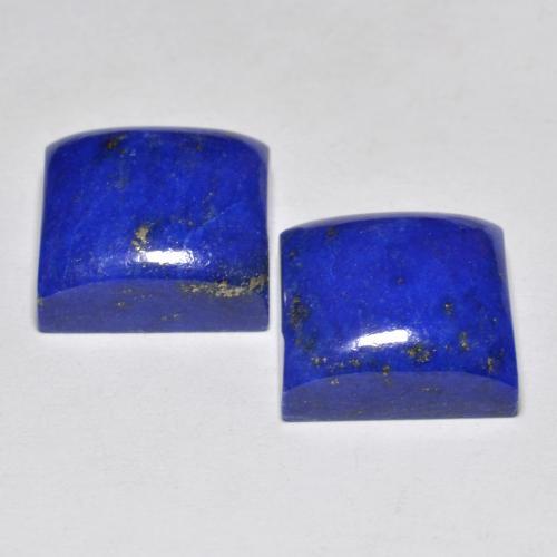 15.18캐럿 천연 강렬한 네이비 블루 라피스 라줄리 보석, 스퀘어, 11.1×11 mm, 불투명체