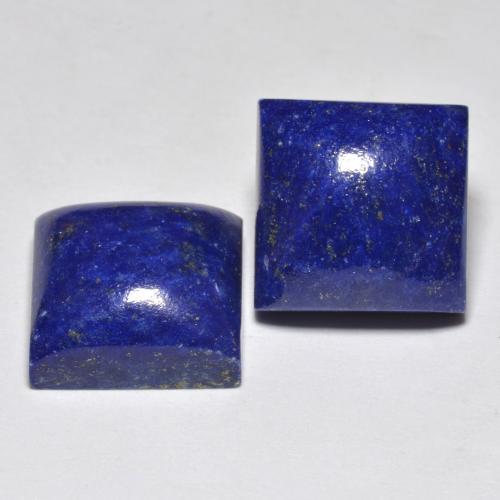 15.66캐럿 천연 강렬한 네이비 블루 라피스 라줄리 보석, 스퀘어, 11.2×11 mm, 불투명체