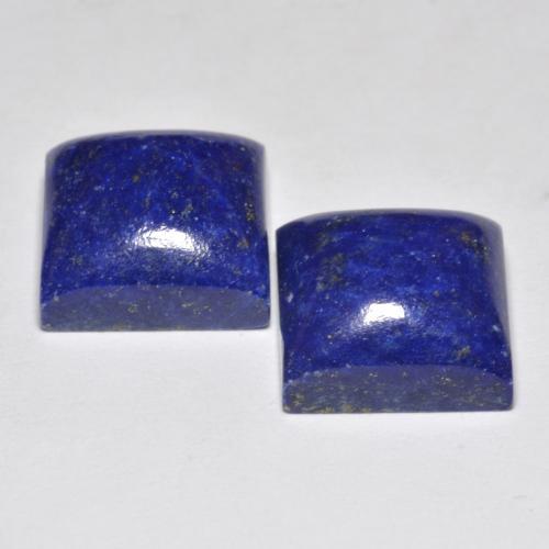 15.66캐럿 천연 강렬한 네이비 블루 라피스 라줄리 보석, 스퀘어, 11.2×11 mm, 불투명체