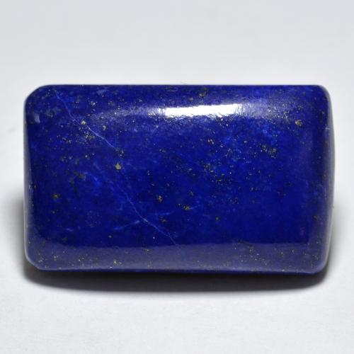27.54캐럿 천연 강렬한 네이비 블루 라피스 라줄리, 바게트, 24.4×14.9 mm, 불투명체