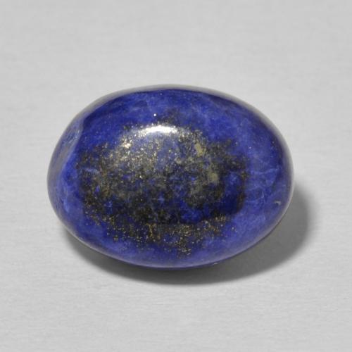 7.23ct 자연스러운 딥 이집트 블루 청금석, 타원형, 불투명체