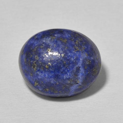 7.21ct 자연스러운 딥 이집트 블루 청금석, 타원형, 불투명체