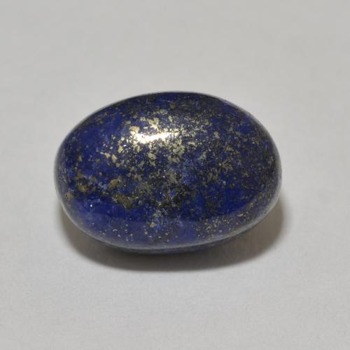 9.93ct 자연스러운 매우 깊은 파란색 청금석, 타원형, 불투명체