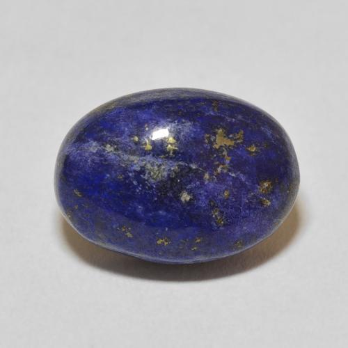 9.91ct 자연스러운 매우 깊은 파란색 청금석, 타원형, 불투명체