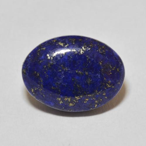 9.94ct 자연스러운 매우 깊은 파란색 청금석, 타원형, 불투명체