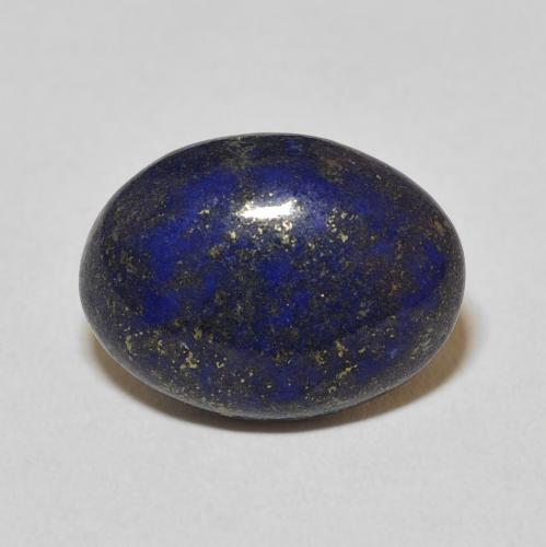 8.92ct 자연스러운 진한 파란색 청금석, 타원형, 불투명체