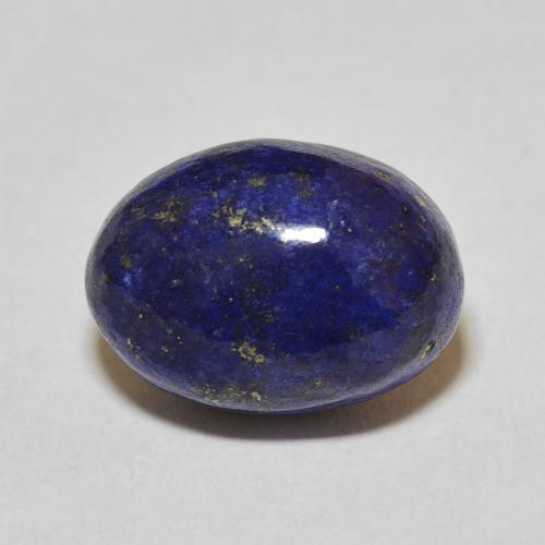 10.28ct 자연스러운 진한 파란색 청금석, 타원형, 불투명체