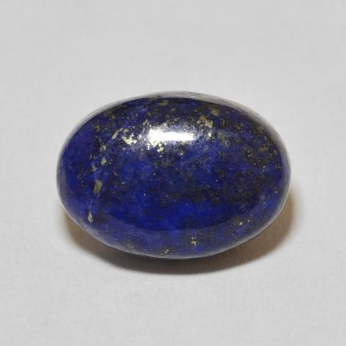 9.31ct 자연스러운 매우 깊은 파란색 청금석, 타원형, 불투명체