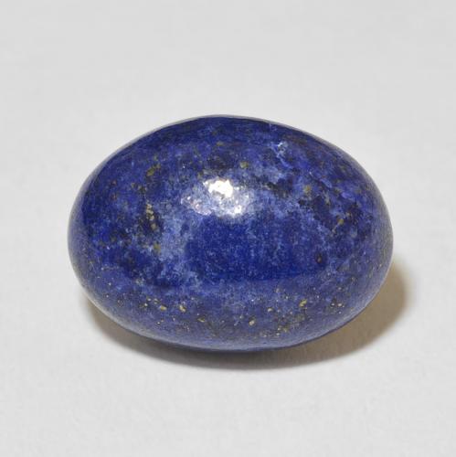 7.84ct 자연스러운 딥 이집트 블루 청금석, 타원형, 불투명체