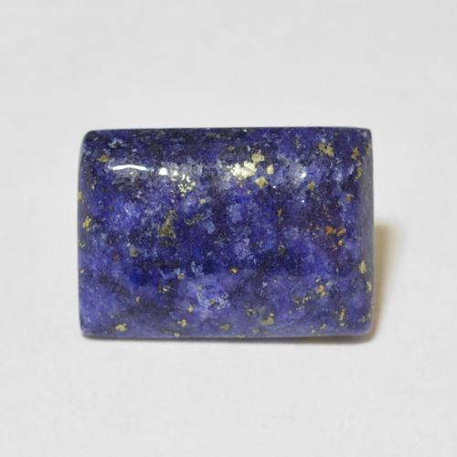4.81ct 자연스러운 네이비 블루 청금석, 바게트, 불투명체