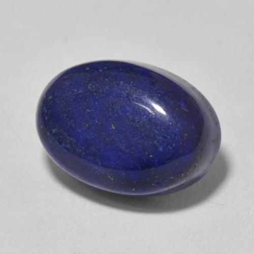 9.04ct 자연스러운 매우 깊은 파란색 청금석, 타원형, 불투명체