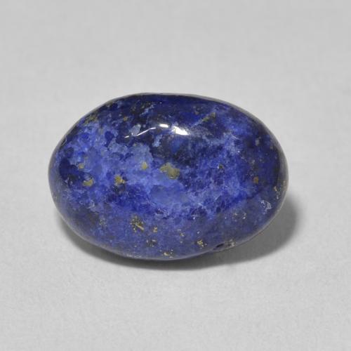 3.89ct 자연스러운 딥 이집트 블루 청금석, 타원형, 불투명체