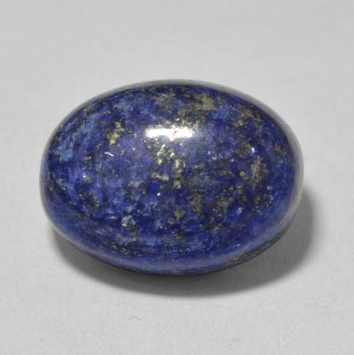 11.28ct 자연스러운 네이비 블루 청금석, 타원형, 불투명체