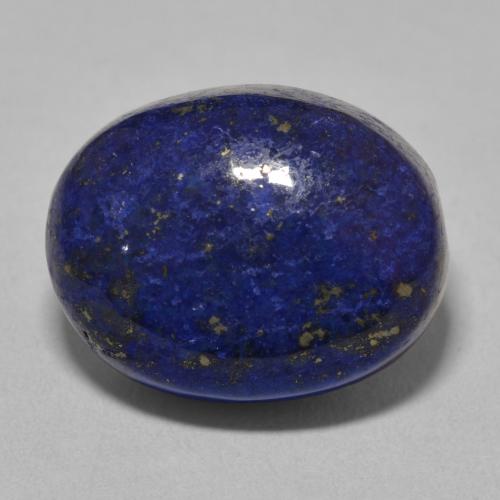 17.71ct 자연스러운 진한 파란색 청금석, 타원형, 불투명체
