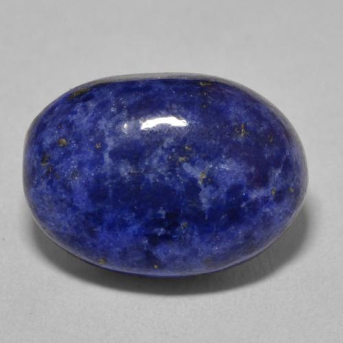 9.50ct 자연스러운 진한 파랑 청금석, 타원형, 불투명체