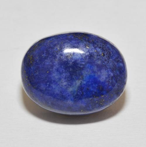 17.89ct 자연스러운 네이비 블루 청금석, 타원형, 불투명체