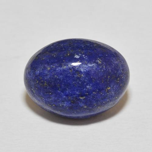 9.71ct 자연스러운 진한 파란색 청금석, 타원형, 불투명체