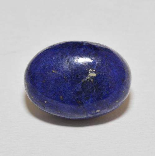 12.62ct 자연스러운 진한 파란색 청금석, 타원형, 불투명체