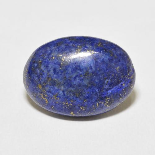 10.28ct 자연스러운 네이비 블루 청금석, 타원형, 불투명체