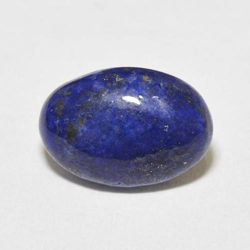 5.00ct 자연스러운 진한 파란색 청금석, 타원형, 불투명체