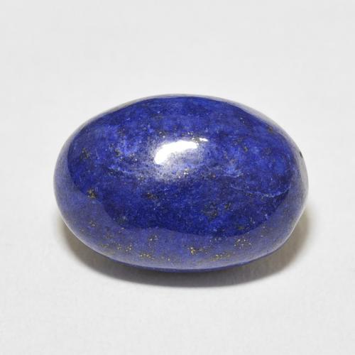 10.82ct 자연스러운 네이비 블루 청금석, 타원형, 불투명체