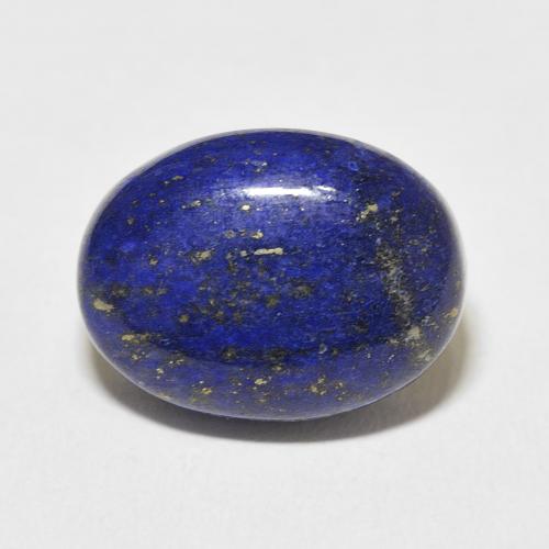 13.45ct 자연스러운 진한 파랑 청금석, 타원형, 불투명체