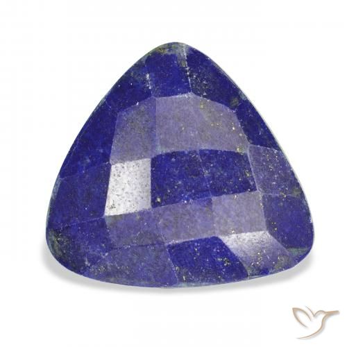 16.13ct 자연스러운 딥 이집트 블루 청금석, 일조, 불투명체