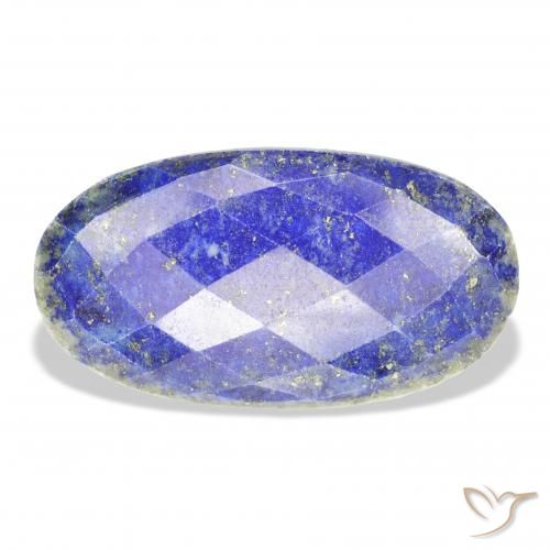 51.75ct 자연스러운 미디엄 블루 청금석, 타원형, 불투명체