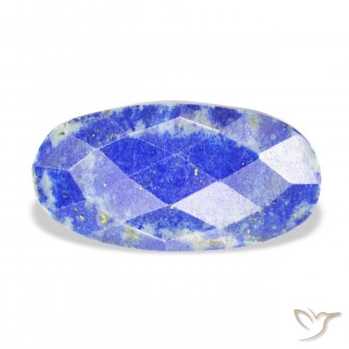 27.40ct 자연스러운 밝은 파란색 청금석, 타원형, 불투명체