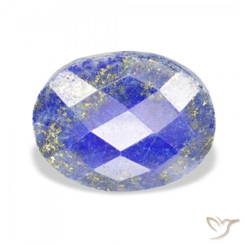 19.70ct 자연스러운 밝은 파란색 청금석, 타원형, 불투명체