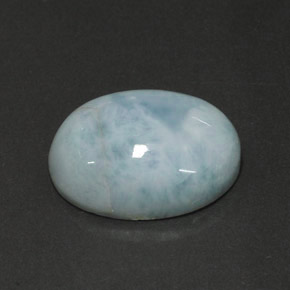 9.28캐럿 천연 블루 그린 라리마, 타원형 컷, 15.8×11.8 mm, 불투명체