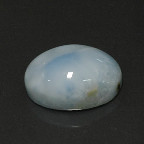 7.15캐럿 천연 그린 블루 라리마, 타원형 컷, 14.1×10.3 mm, 불투명체