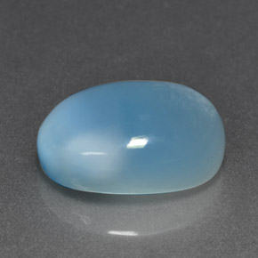 7.11캐럿 천연 블루 라리마, 타원형 컷, 14.2×10 mm, 불투명체