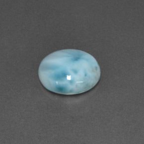 4.57캐럿 천연 블루 라리마, 라운드 컷, 12.04 mm, 불투명체