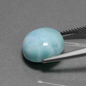 7.65캐럿 천연 블루 그린 라리마, 라운드 컷, 12.06 mm, 불투명체