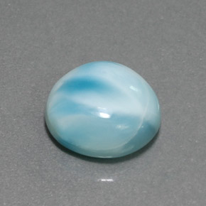 6.42캐럿 천연 블루 라리마, 라운드 컷, 11.79 mm, 불투명체