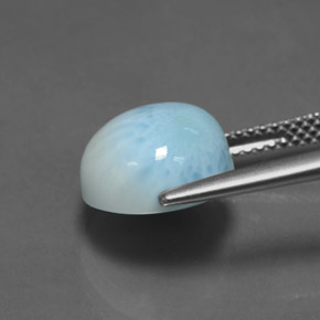 5.36캐럿 천연 블루 라리마, 라운드 컷, 10.38 mm, 불투명체
