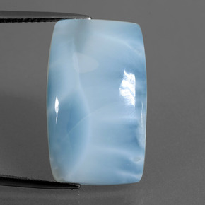 11.31캐럿 천연 그린 블루 라리마, 쿠션 컷, 21.9×13.2 mm, 불투명체