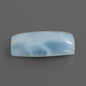 11.31캐럿 천연 그린 블루 라리마, 쿠션 컷, 21.9×13.2 mm, 불투명체