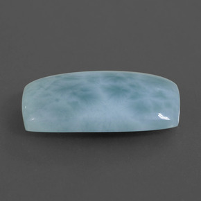 10.90캐럿 천연 라이트 블루 라리마, 쿠션 컷, 21.1×11.6 mm, 불투명체
